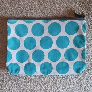 Thirty-One Blue and White Cosmetic Bag
